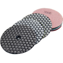 Diamond Flexible Sanding Discs Honeycomb Shaped Premium Polish Wheel Granite Marble